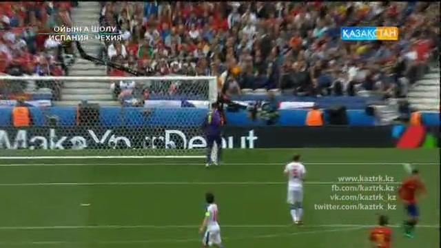 UEFA EURO 2016. Испания - Чехия. Ойынға шолу (14.06.2016)
