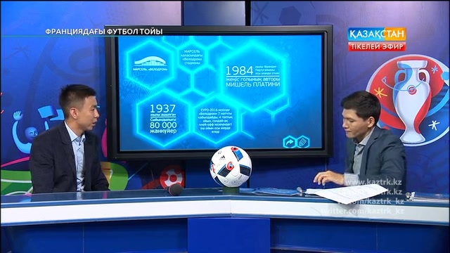 ФУТБОЛ. UEFA EURO 2016. «ФРАНЦИЯДАҒЫ ФУТБОЛ ТОЙЫ». ТІКЕЛЕЙ ЭФИР. 18.06.2016. 21:30