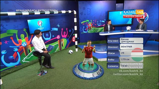 ФУТБОЛ. UEFA EURO 2016. «ФРАНЦИЯДАҒЫ ФУТБОЛ ТОЙЫ». ТІКЕЛЕЙ ЭФИР. 18.06.2016. 00:00