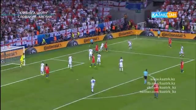 UEFA EURO 2016. Словакия - Англия. Ойынға шолу (21.06.2016)