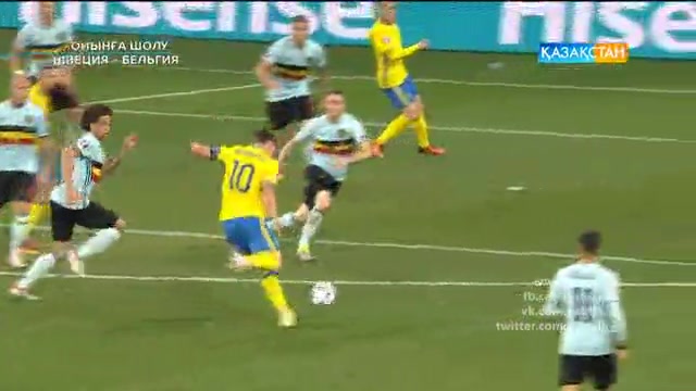 UEFA EURO 2016. Швеция - Бельгия. Ойынға шолу (24.06.2016)