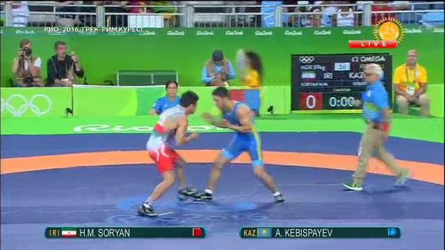 Алмат Кебіспаев бірінші жұбаныш белдесуде жеңіске жетті