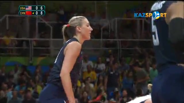 ОЛИМПИАДА - 2016. ВОЛЕЙБОЛ. США - КИТАЙ. Женщины. Предварительная стадия. Рио-де-Жанейро. Прямой эфир