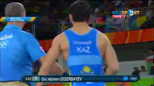 Қазақстандық палуан Ғалымжан Өсербаев жартылай финалға өтті