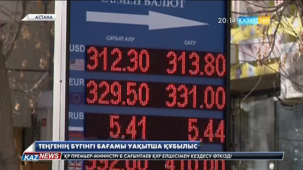 Теңгенің бүгінгі бағамы - уақытша құбылыс
