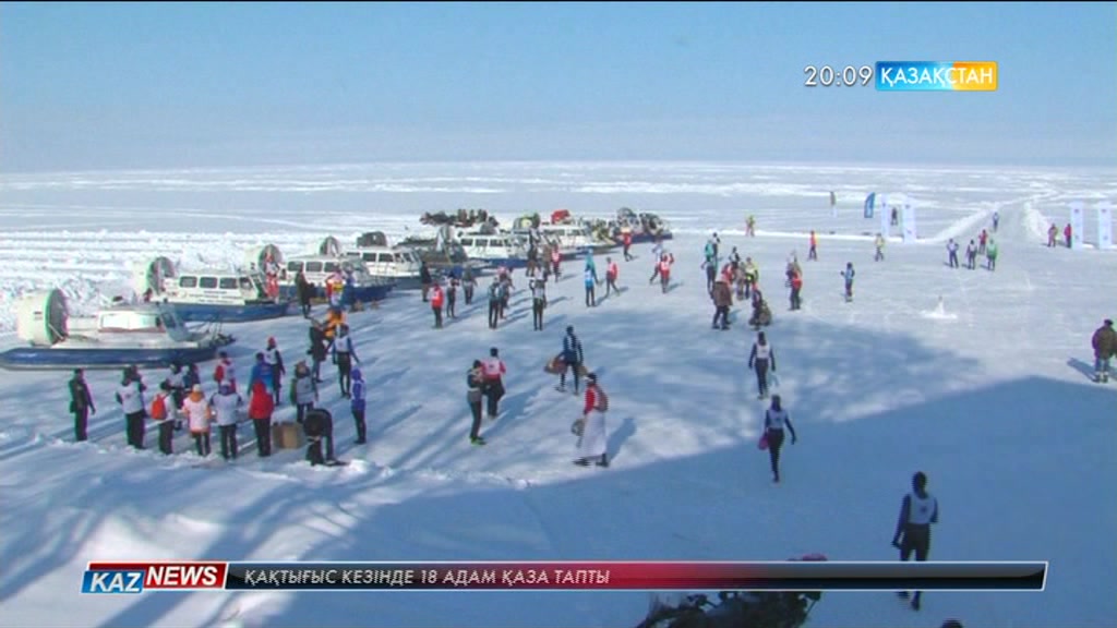Байкал көлінде қысқы марафон өтті