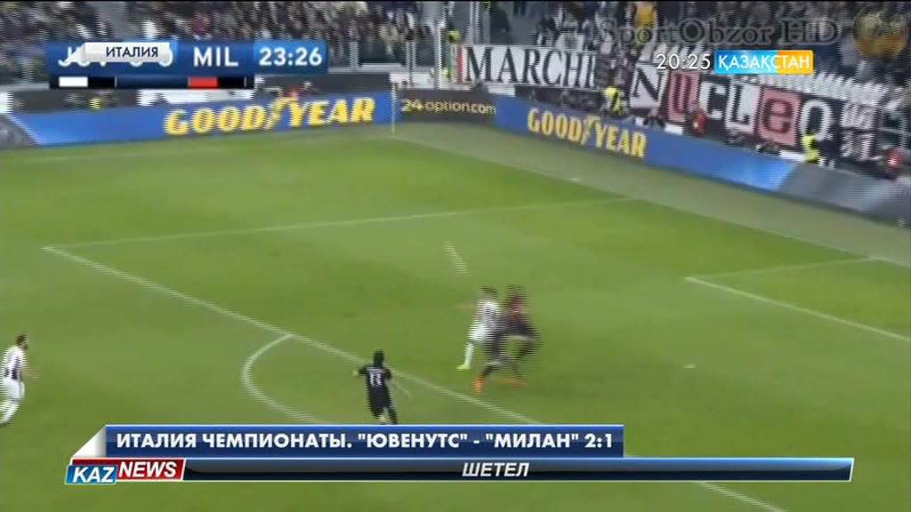 Италия чемпионаты. «Ювенутс» - «Милан» 2:1