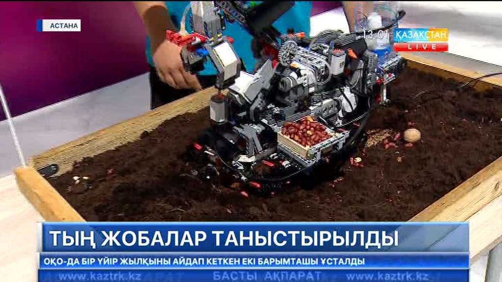 «ЭКСПО» алаңында робототехникадан республикалық олимпиада өтуде