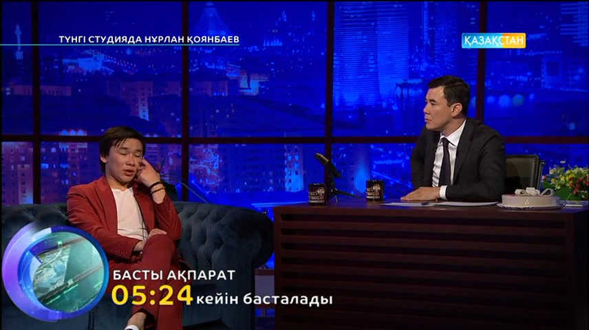Түнгі студияда Нұрлан Қоянбаев - Қайрат Нұртас - әнші (Толық нұсқа)