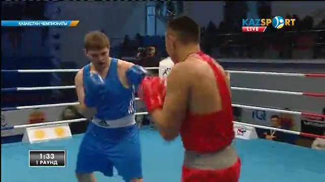 Бокстан Қазақстан чемпионаты: Қамшыбек Қоңқабаев (+91 кг) қарсыласынан басым түсті
