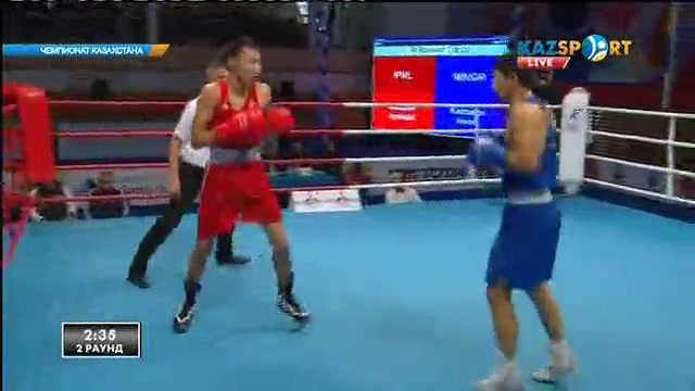 Бокстан Қазақстан чемпионаты: Төрешілер бірауыздан Нұрбол Қалжановты (75 кг) жеңімпаз деп таныды