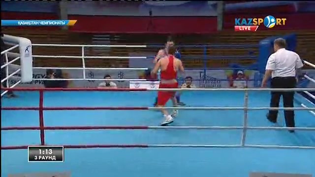 Бокстан Қазақстан чемпионаты: Тәжірибелі Алмазбек Оранғали (75 кг) жекпе-жекте жеңіске жеткеніне қатты қуанды