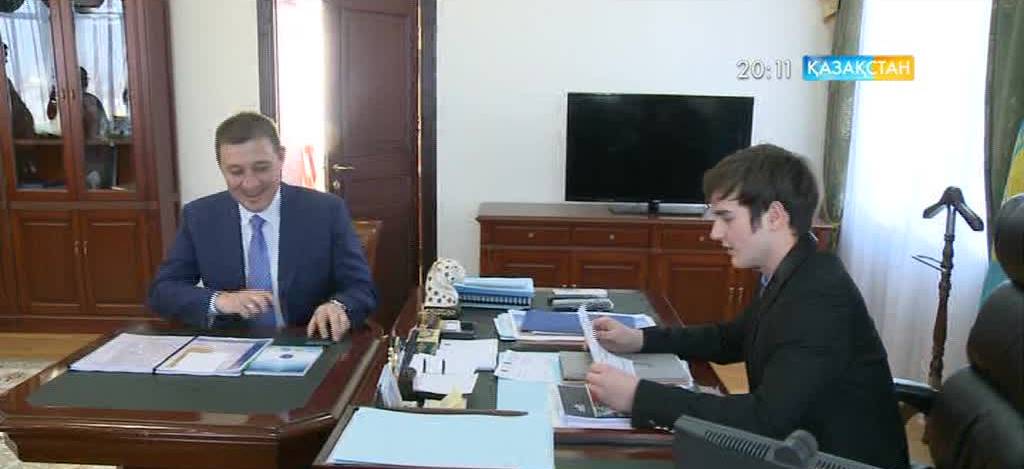 Қарағандылық студент Юрий Михуля қала әкімінің жұмысын атқарып көрді