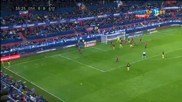 Осасуна - Атлетико: Диего Годин есепті ашты - 1:0