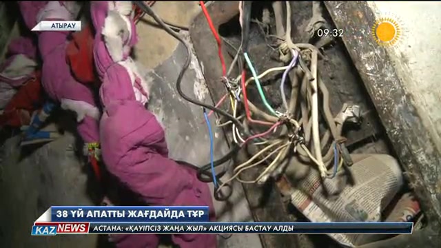 Атырауда 38 үй апатты жағдайда тұр