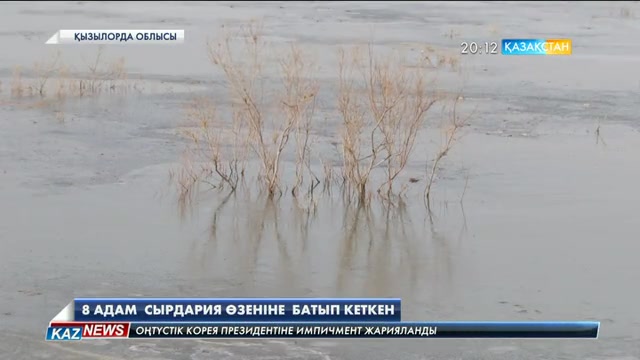 8 адам Сырдария өзеніне батып кеткен