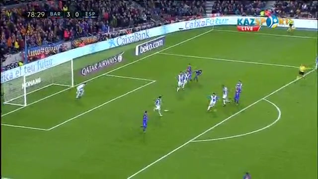 «Барселона» - «Эспаньол»: Давид Лопестің голы - 3:1