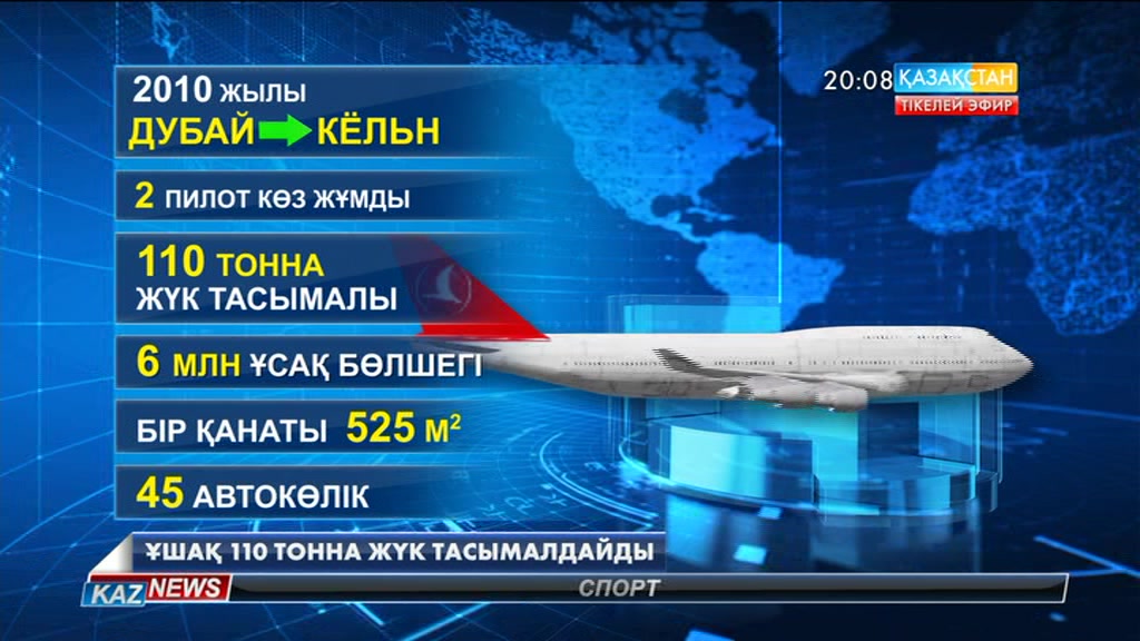 «Boeing 747 400» жүк ұшағы осымен төртінші рет апатқа ұшырады
