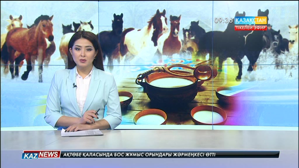 Ақмола облысында қыстың қақаған аязына қарамастан, бие байлап, қымыз дайындап отырған шаруашылық бар