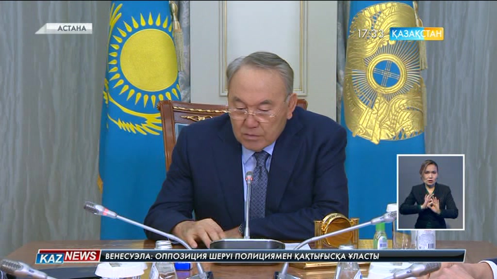 Елбасы Республикалық бюджеттің орындалуын бақылау жөніндегі есеп комитетінің төрағасы Қозы-Көрпеш Жаңбыршинді қабылдады